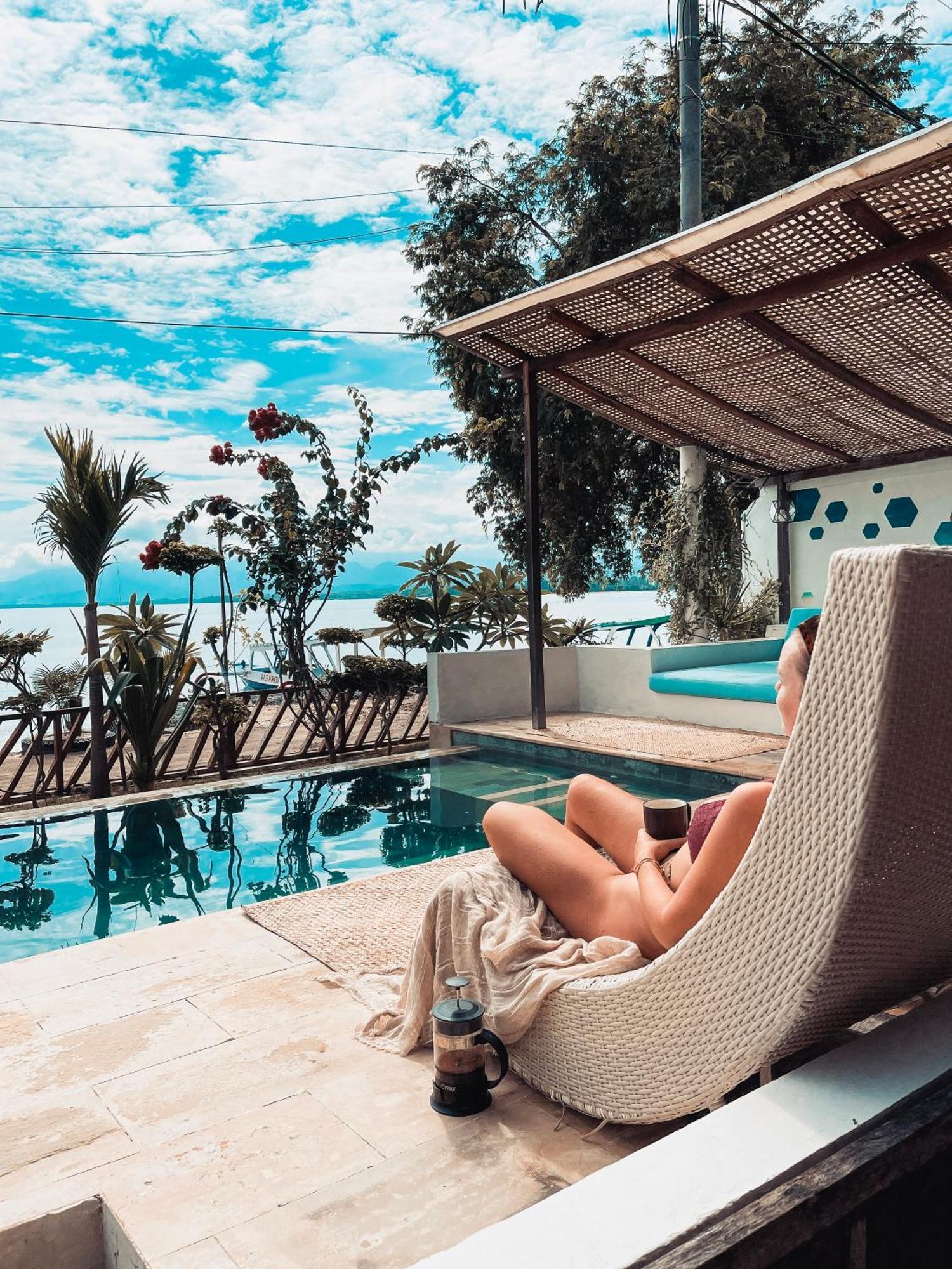 Serenity Luxurious Beachfront Villa & Spa With Private Infinity Pool, 8 Guests Гили-Эйр Экстерьер фото